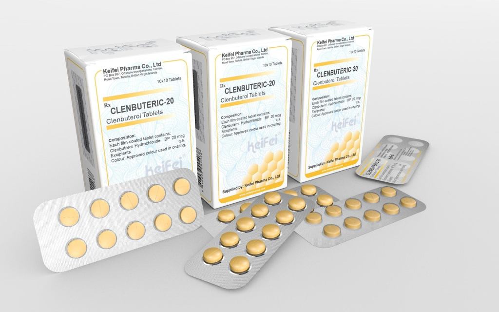 Keifei Clenbuterol 100 Tabs 20mg