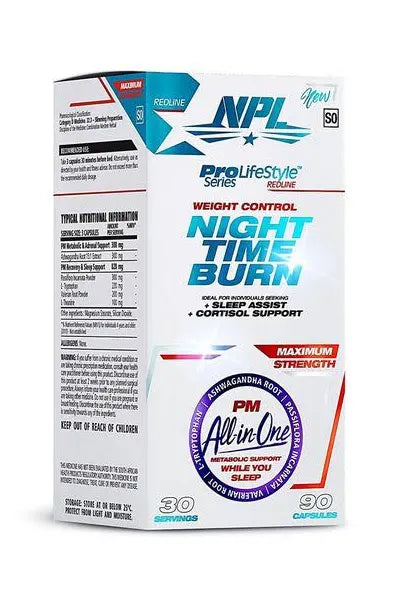NPL Night Time Burn 90 Caps