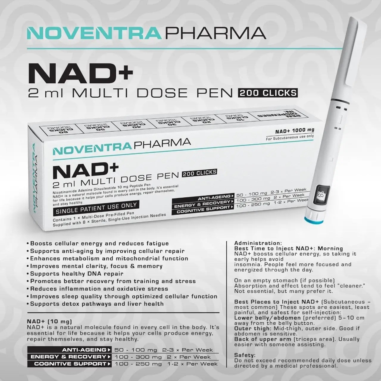 Noventra NAD+ 1000mg